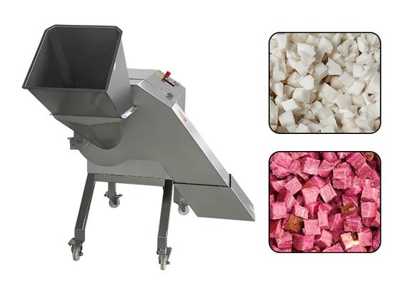 máquina de corte en cuadritos 3000KG/H de la fruta y verdura comercial 3D