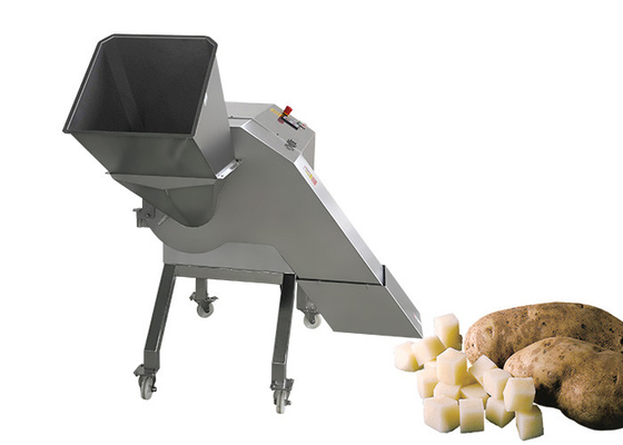 Máquina de corte en cuadritos 3000KG/H 1.5KW de la patata de la dimensión del alto rendimiento 3