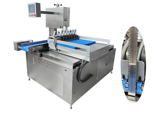 Máquina de corte automática de serraduras dentadas de doble cara para carne congelada