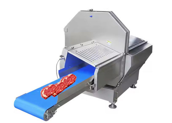 Máquina para cortar carne horizontal con industrial para cortar carne de cerdo y tocino