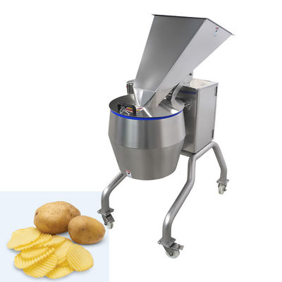 Máquina centrífuga de corte de papas fritas de alta capacidad con cabezas de corte intercambiables