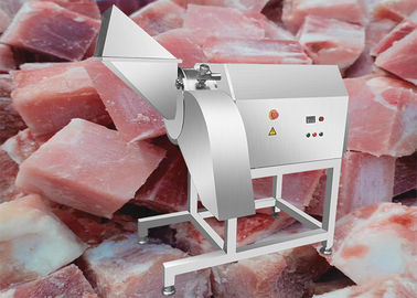 garantía de un año congelada cubo de Dicer de la carne de cerdo del cortador de la pechuga de pollo 1000kg/H