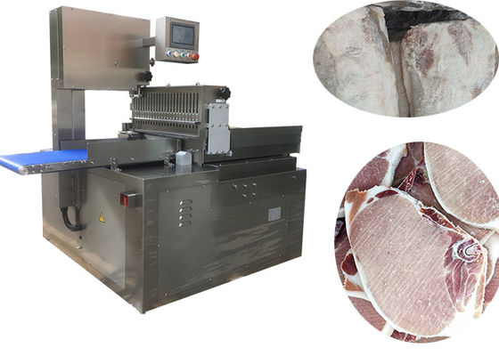 El cortador congelado automático comercial de la cortadora de la carne de la cortadora de los huesos provee de costillas la máquina de la sierra para el trotón de los cerdos
