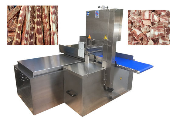 Rebanadora de la cuchilla de la carne doble automática de la cortadora para la tajada congelada de /Ribs/Pork de la carne