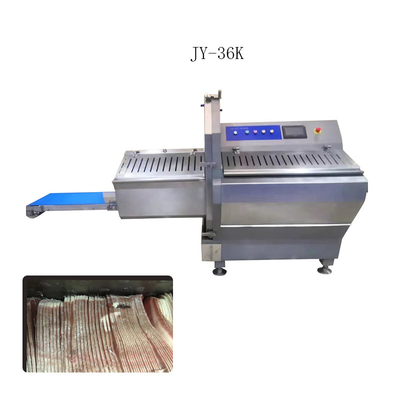 El tipo anuncio publicitario de la banda transportadora de JY-36K cocina la cortadora congelada de la carne