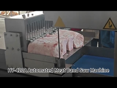 Máquina automática de sierra de carne para cortar rebanadas de cerdo congeladas en 8 mm