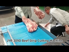 Máquina de corte industrial de tiras de carne de vacuno