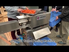 Peladora de zanahorias comercial para procesadores de vegetales con 40-60 piezas/min
