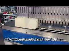 Máquina cortadora de mantequilla congelada para sierra de cinta automática de alta resistencia con sistema de corte simple